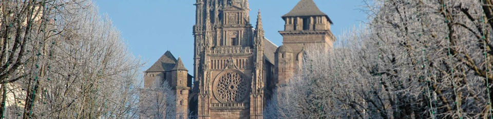 Rodez Cathdrale et muse Fenailles